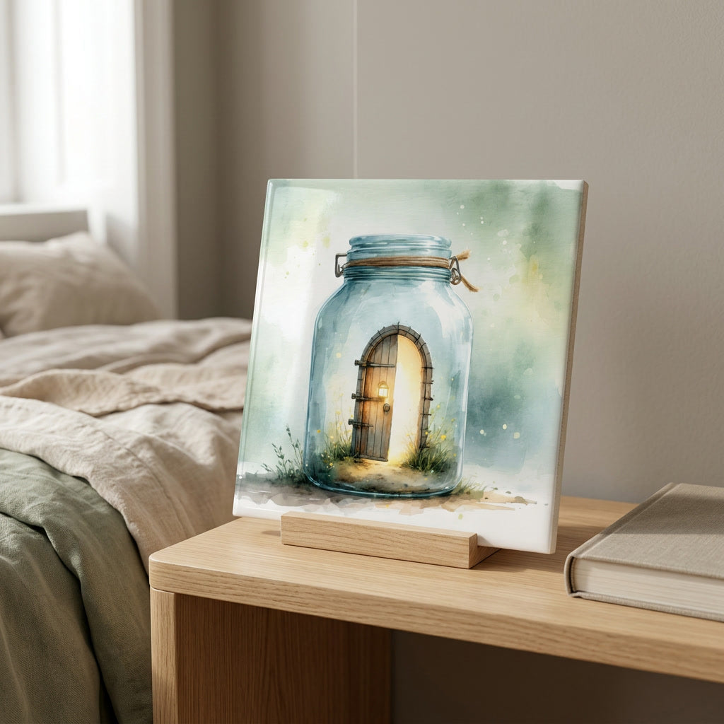 Doorway in a Jar Tile – Whimsical Door Decor