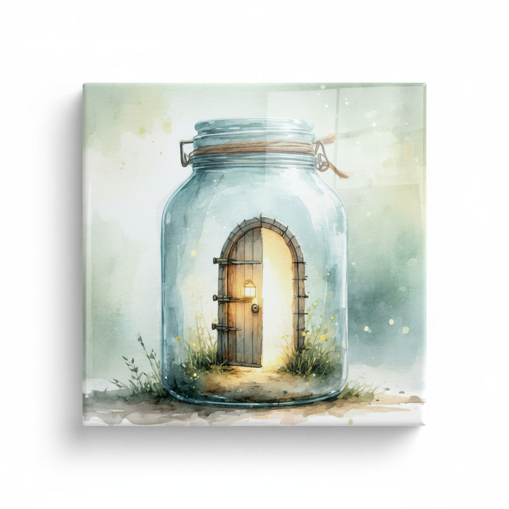 Doorway in a Jar Tile – Whimsical Door Decor