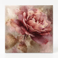 Dusty Rose Bloom Tile Art