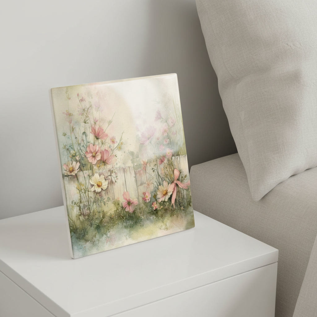 A Quiet Morning in Bloom – Storybook Tile